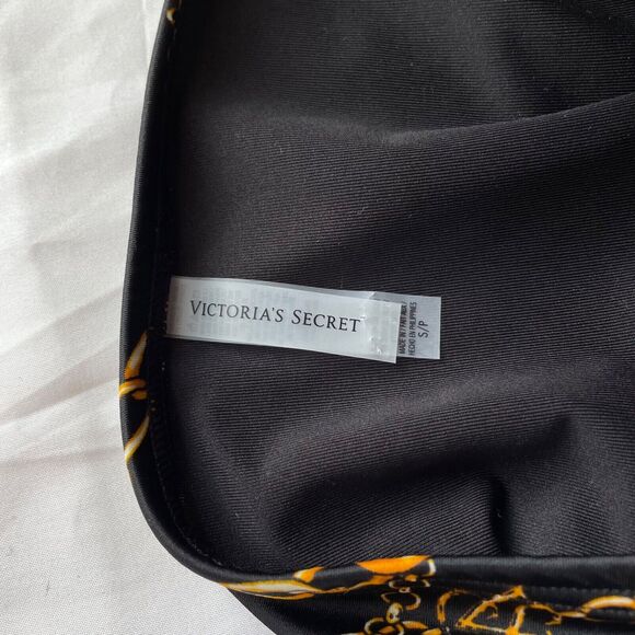 Victoria's Secret Black Chains Equestrian Swim Bottom Small Women's - Picture 4 of 6